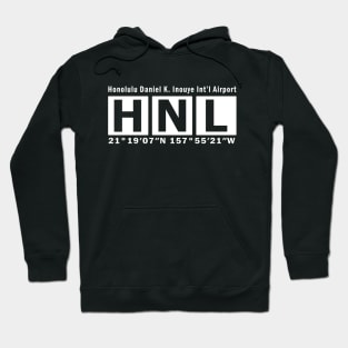 HNL Airport, Honolulu Daniel K. Inouye International Airport Hoodie